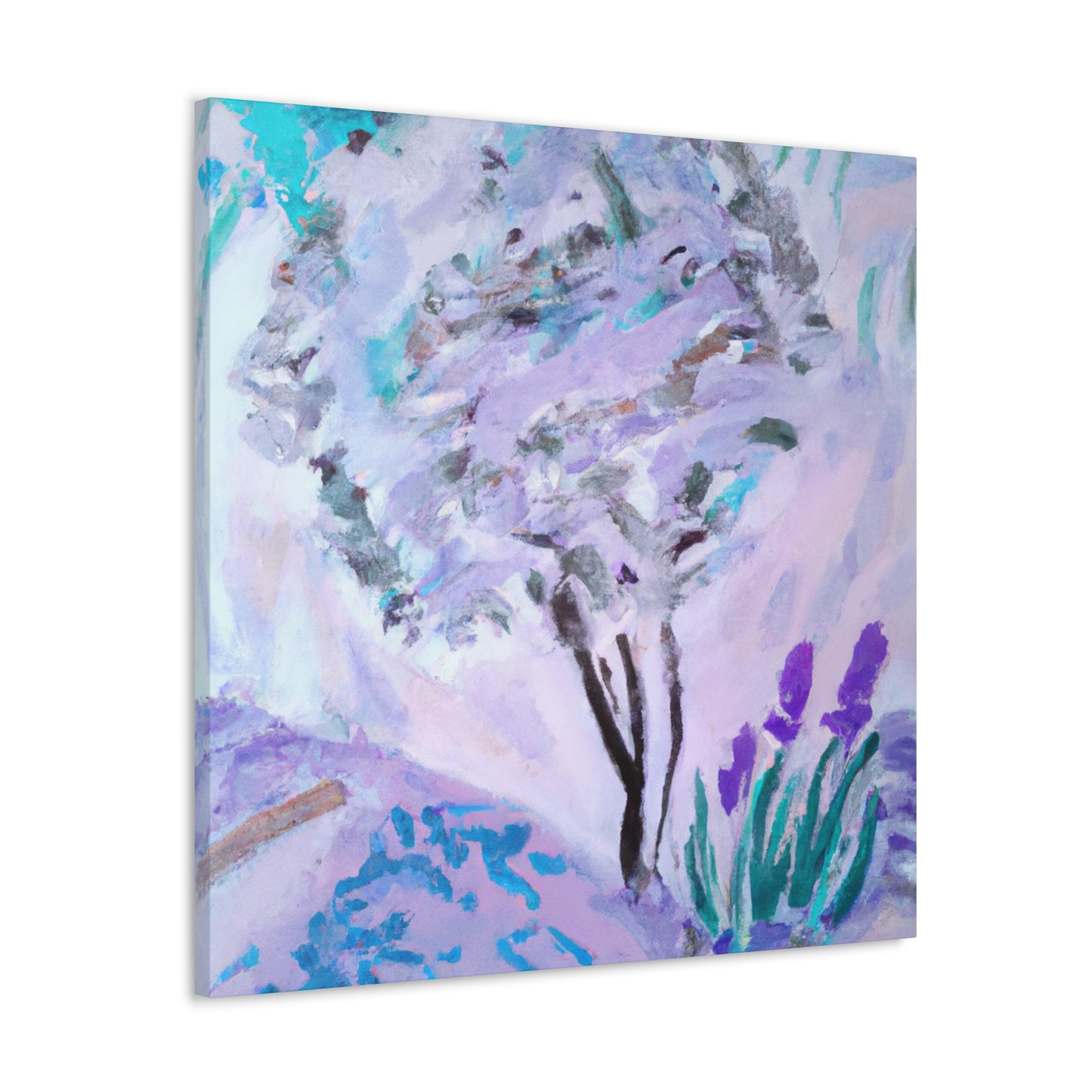 Lavender Reflections Ablaze - Canvas