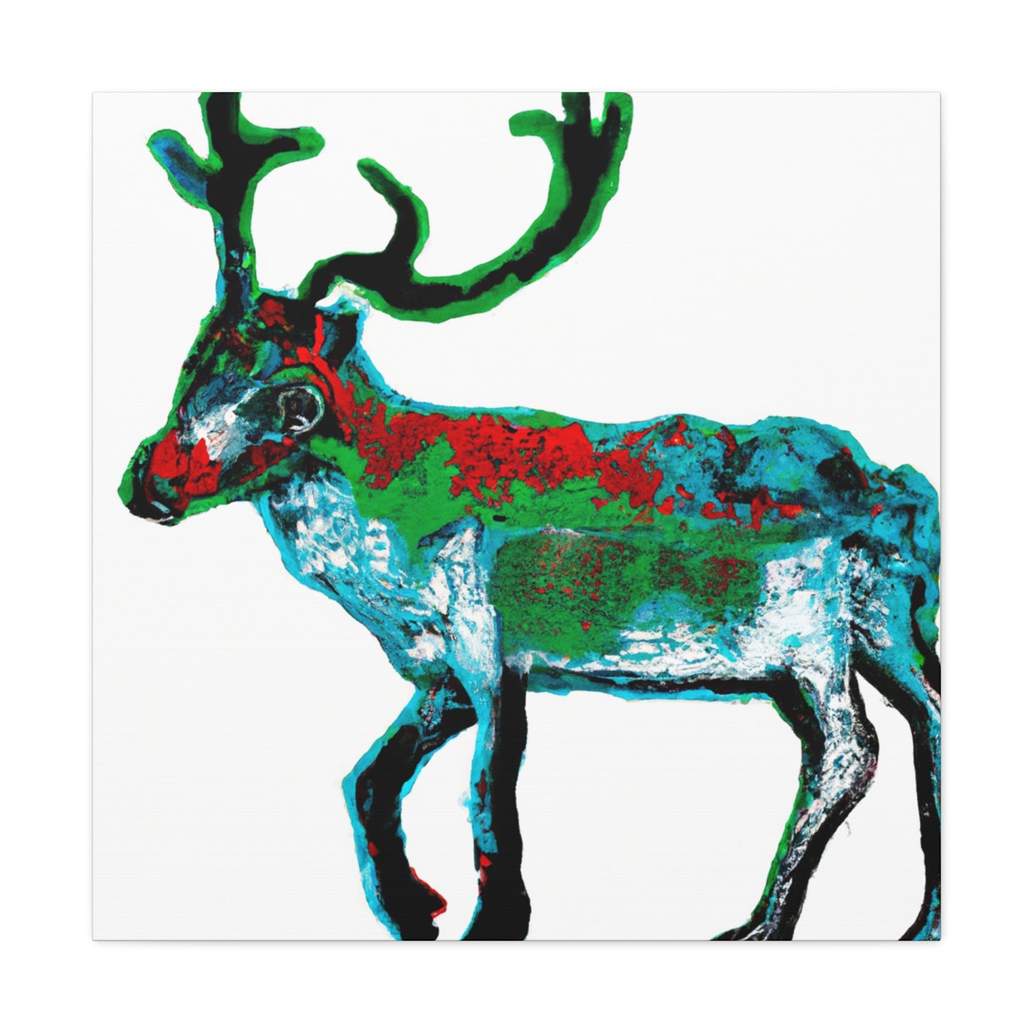 Reindeers in Winterland - Canvas