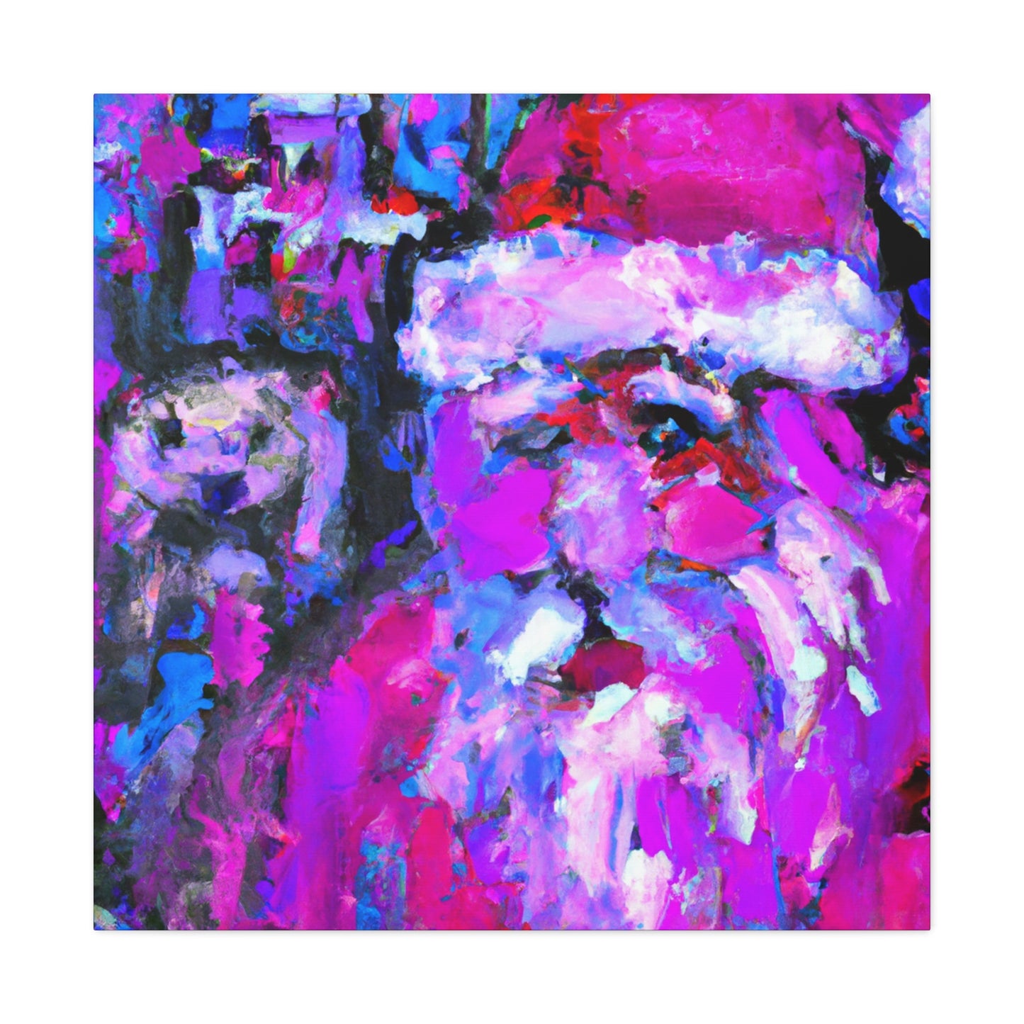 Santa's Reindeer Ride - Canvas