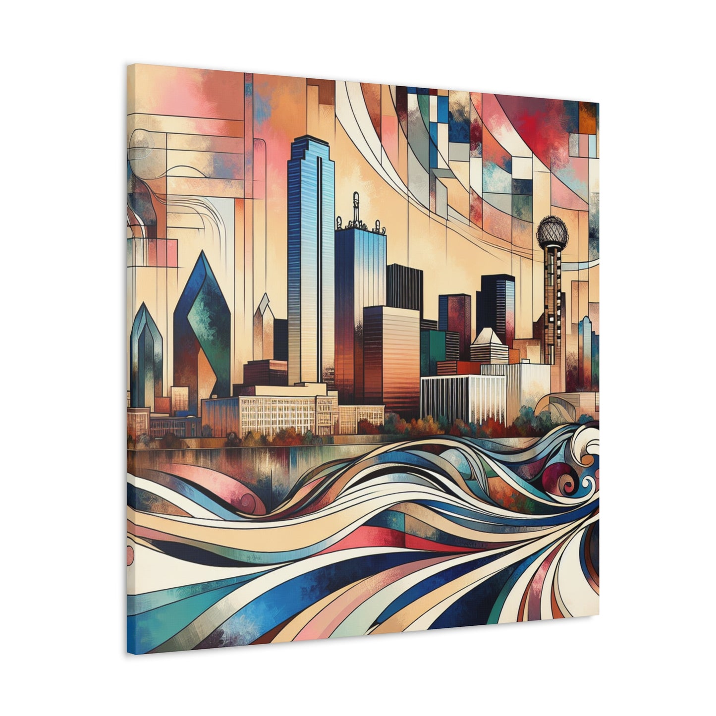 "Dallas Symphony of Contrasts" - Canvas