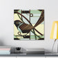 "Song Sparrow in Deco" - Canvas