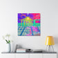 Vibrant Technological Triptych - Canvas