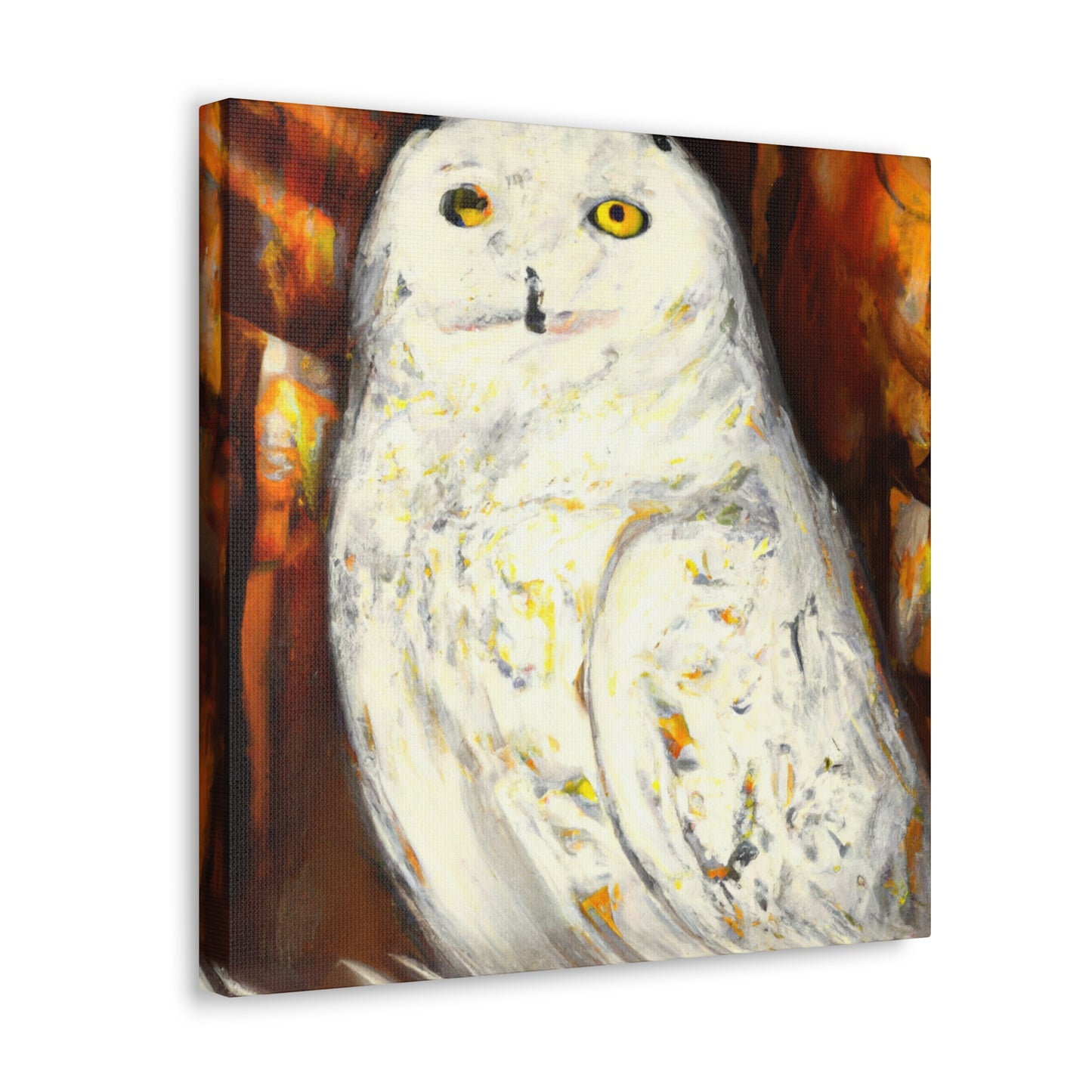 Snowy Owl Majestic Flight - Canvas