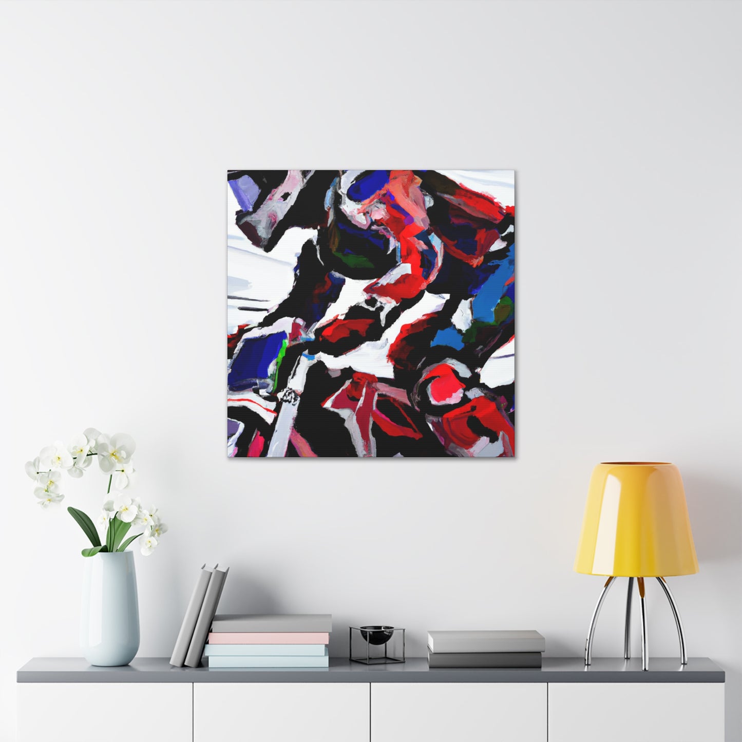 "Motocross at Speed" - Canvas