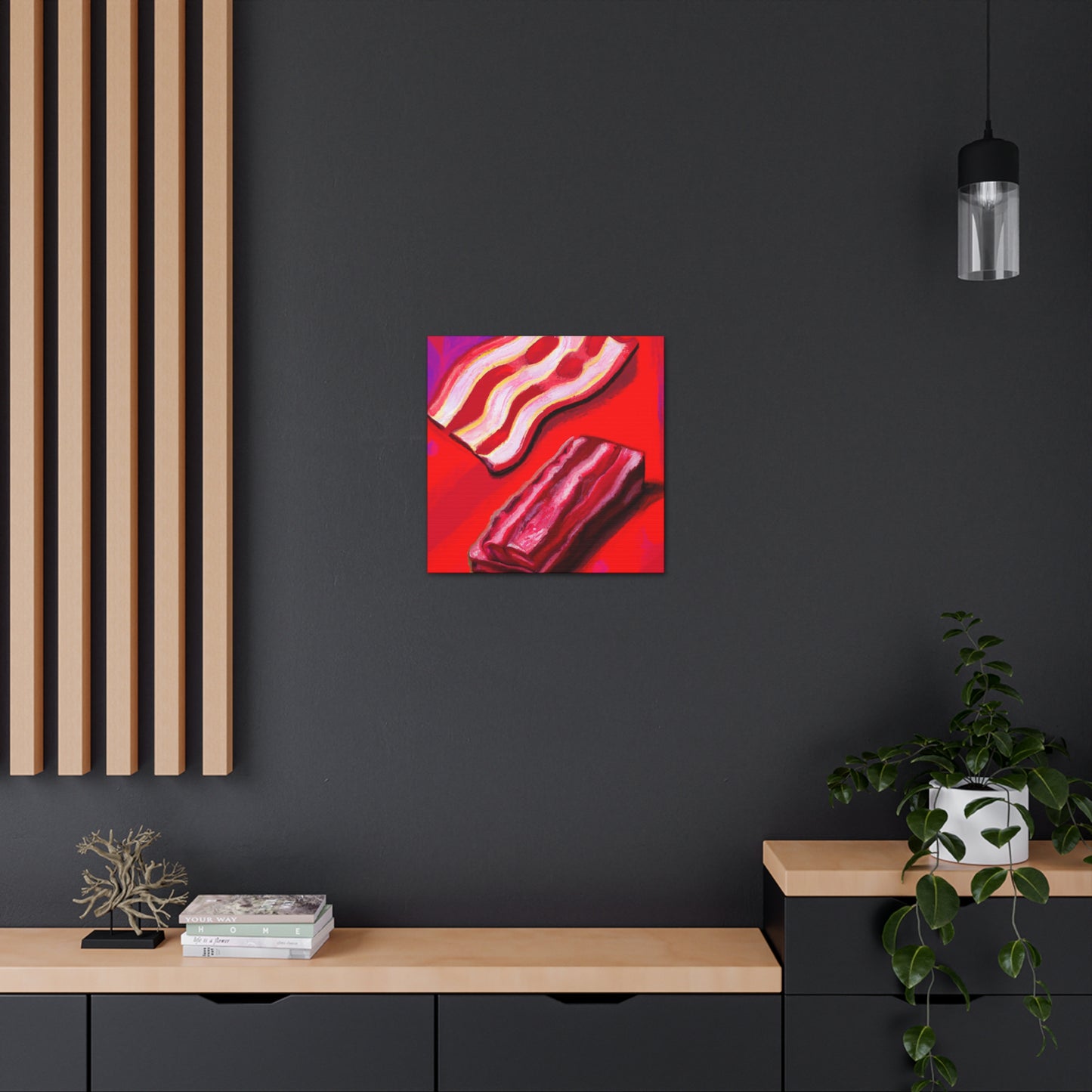 "Bacon at Sunrise HRSM" - Canvas