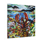 Lobster's Expressionistic Form - Canvas