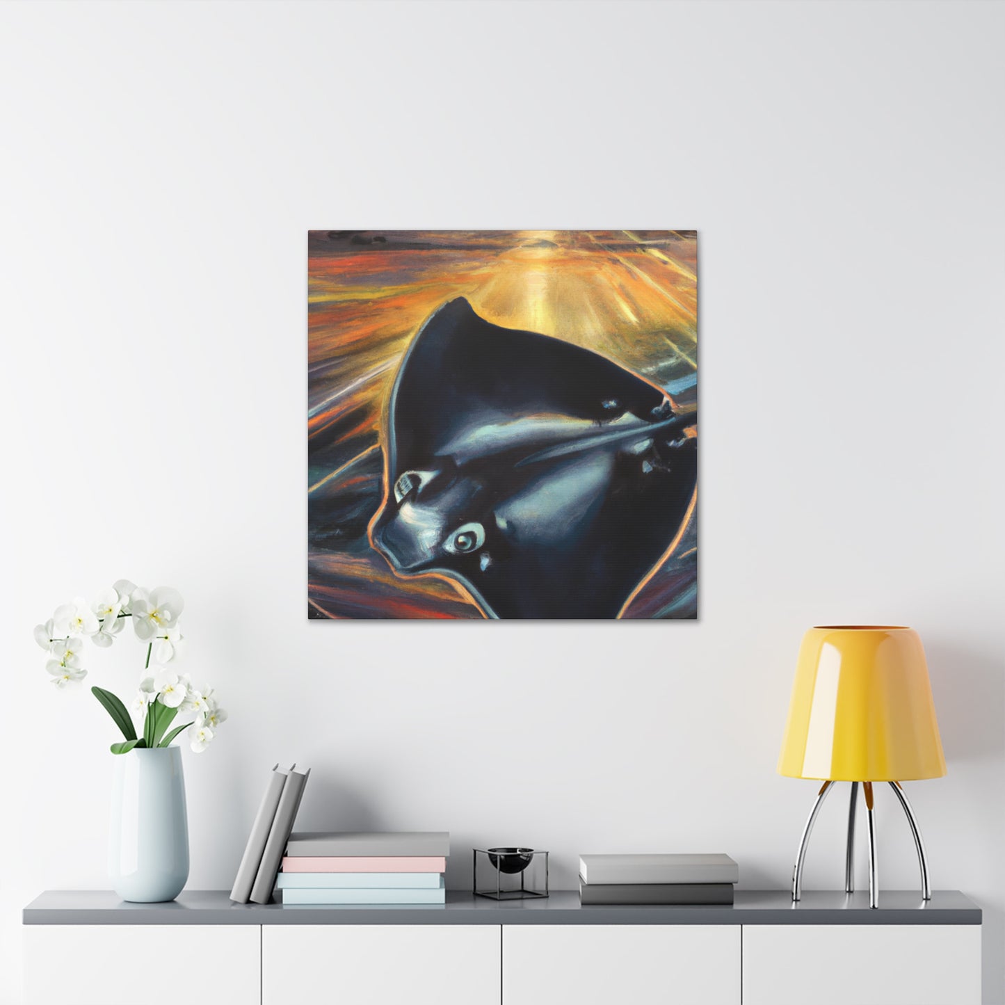 Stingray Art Deco Dream - Canvas