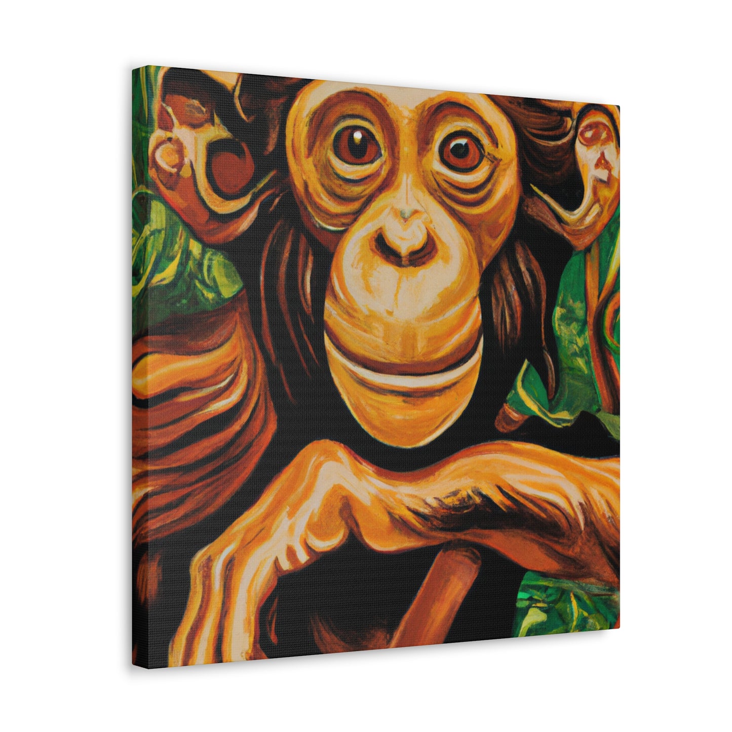 "A Chimpanzee's Dreamland" - Canvas