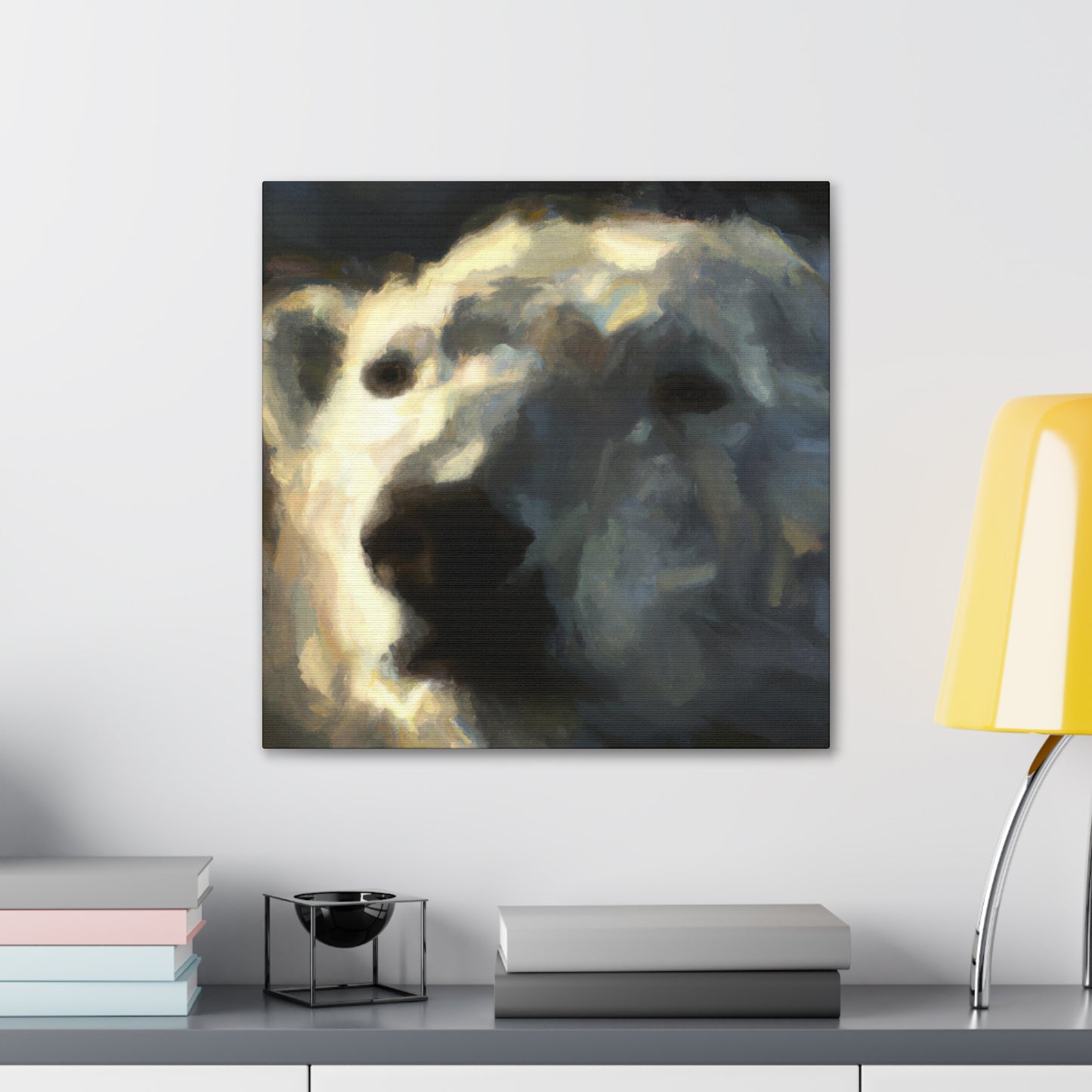 Polar Bear in Color - Canvas