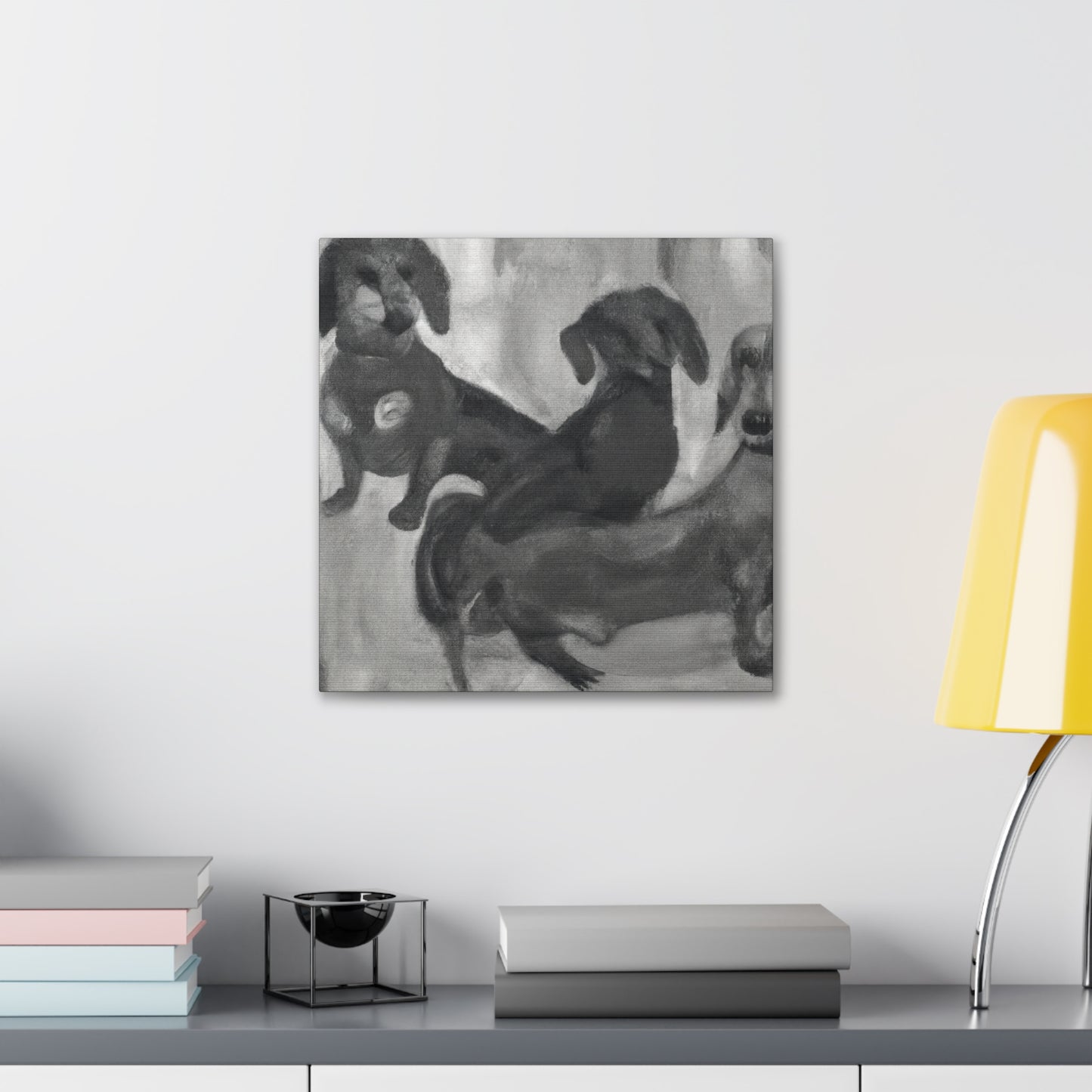 "Dachshund in the Sunlight" - Canvas