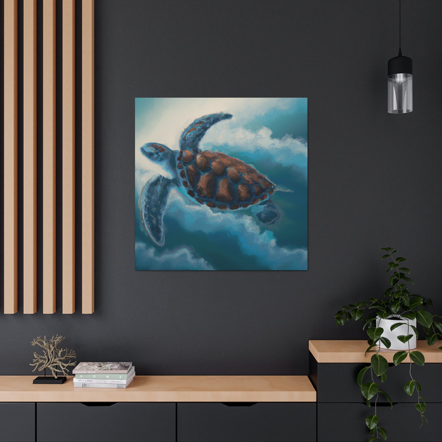 "Sea Turtle Affirmation" - Canvas