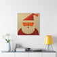 Santa in Art Deco - Canvas