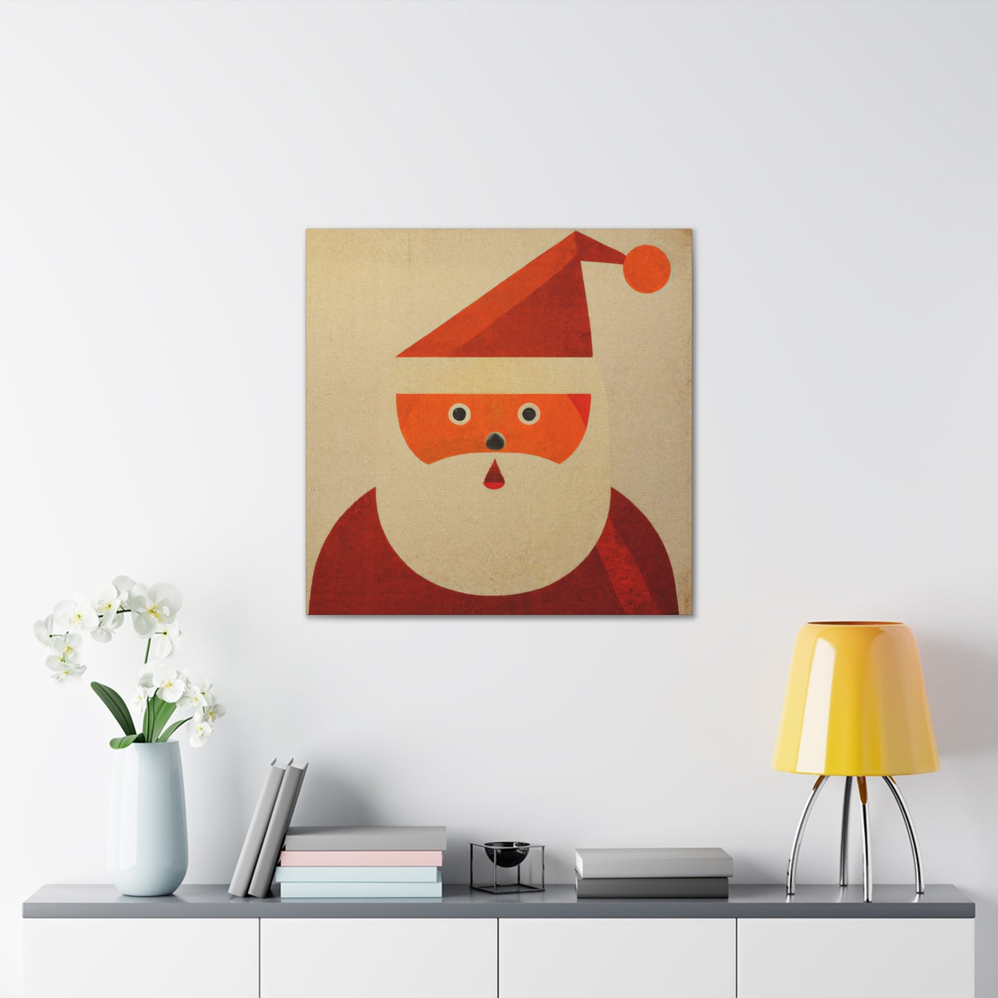 Santa in Art Deco - Canvas