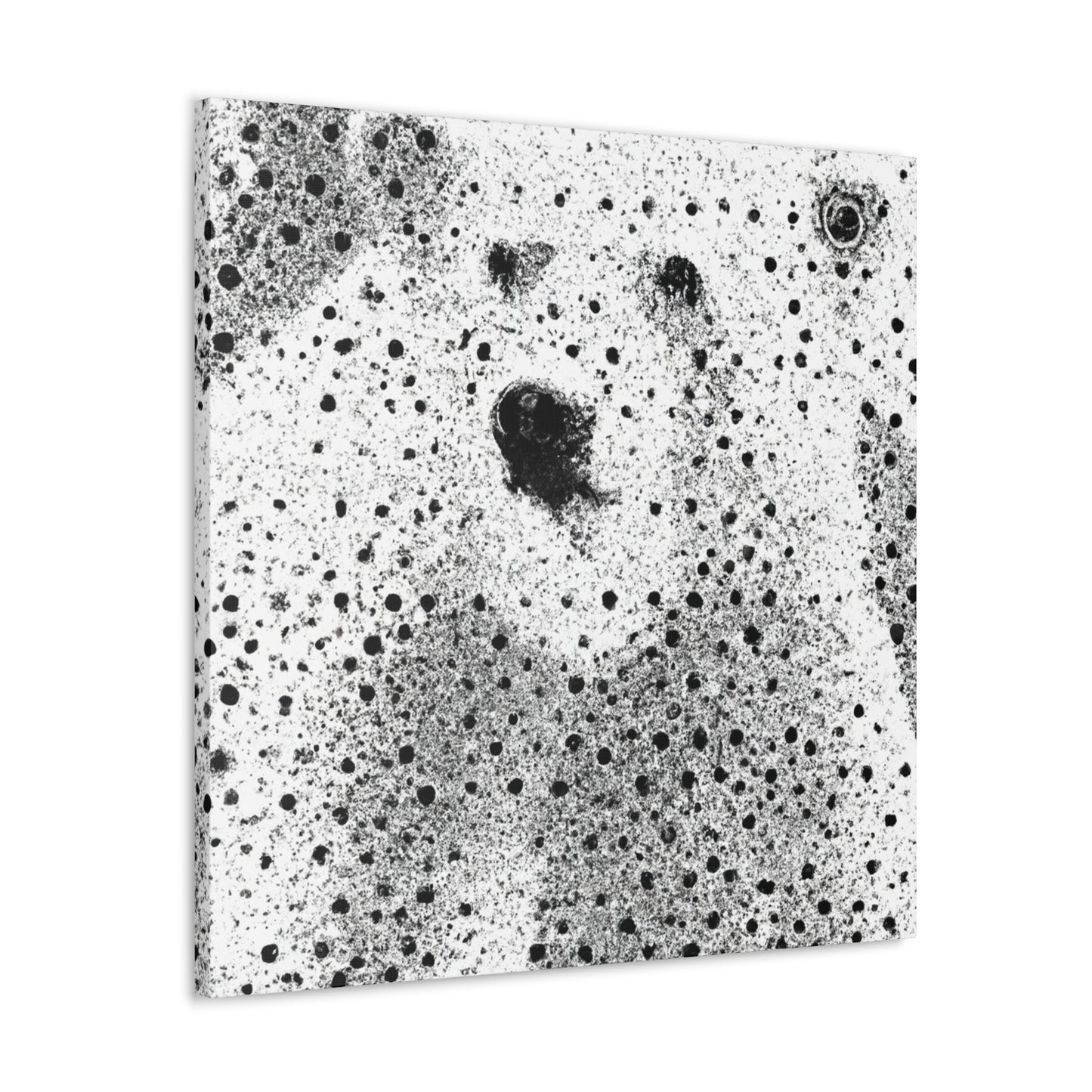 "Polar Bear Pointillism" - Canvas