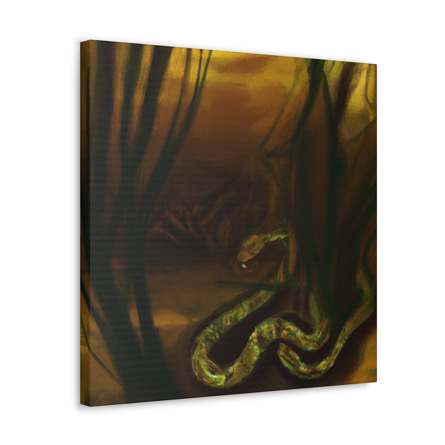 Pythonic Dreamscape Painting - Canvas