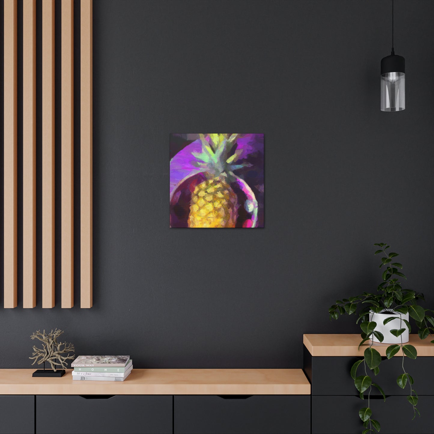 "Pineapple in Impressionism" - Canvas