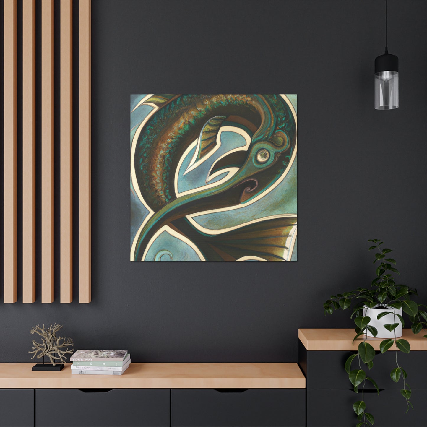 "Barracuda’s Art Nouveau." - Canvas