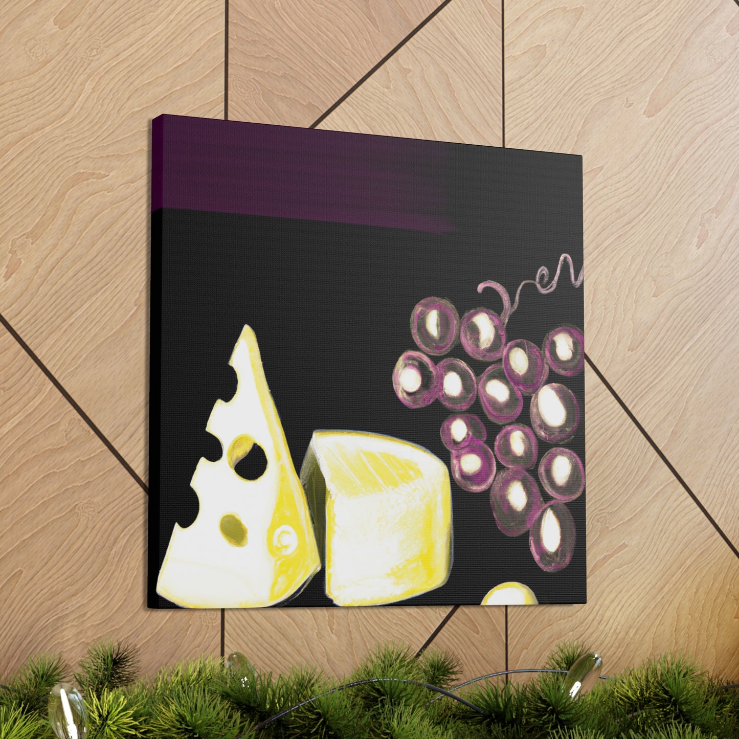 Cheese and Grapes Abide - Canvas