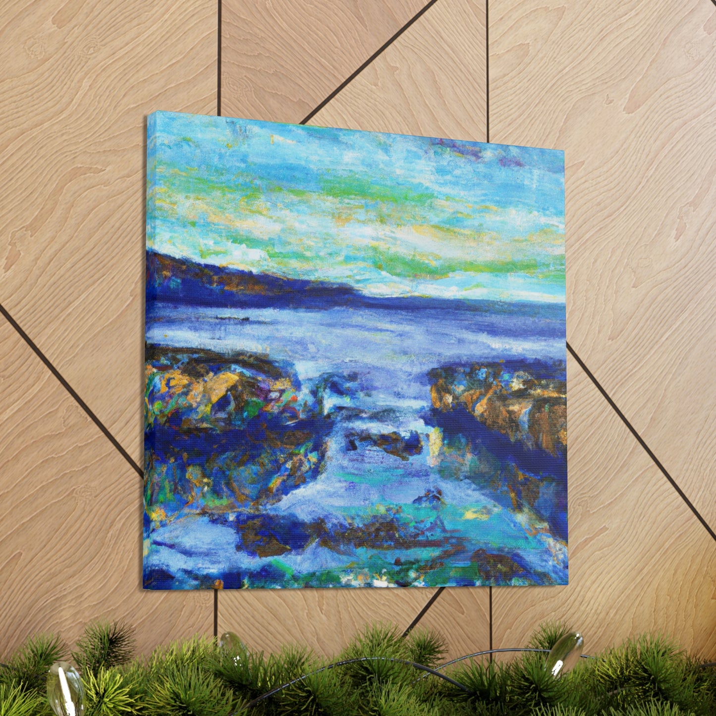 Coastline, Impressionist Style - Canvas