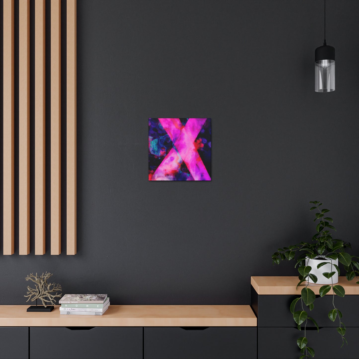 "X in Abstraction Form" - Canvas