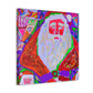 Santa's Bright Fauvism - Canvas