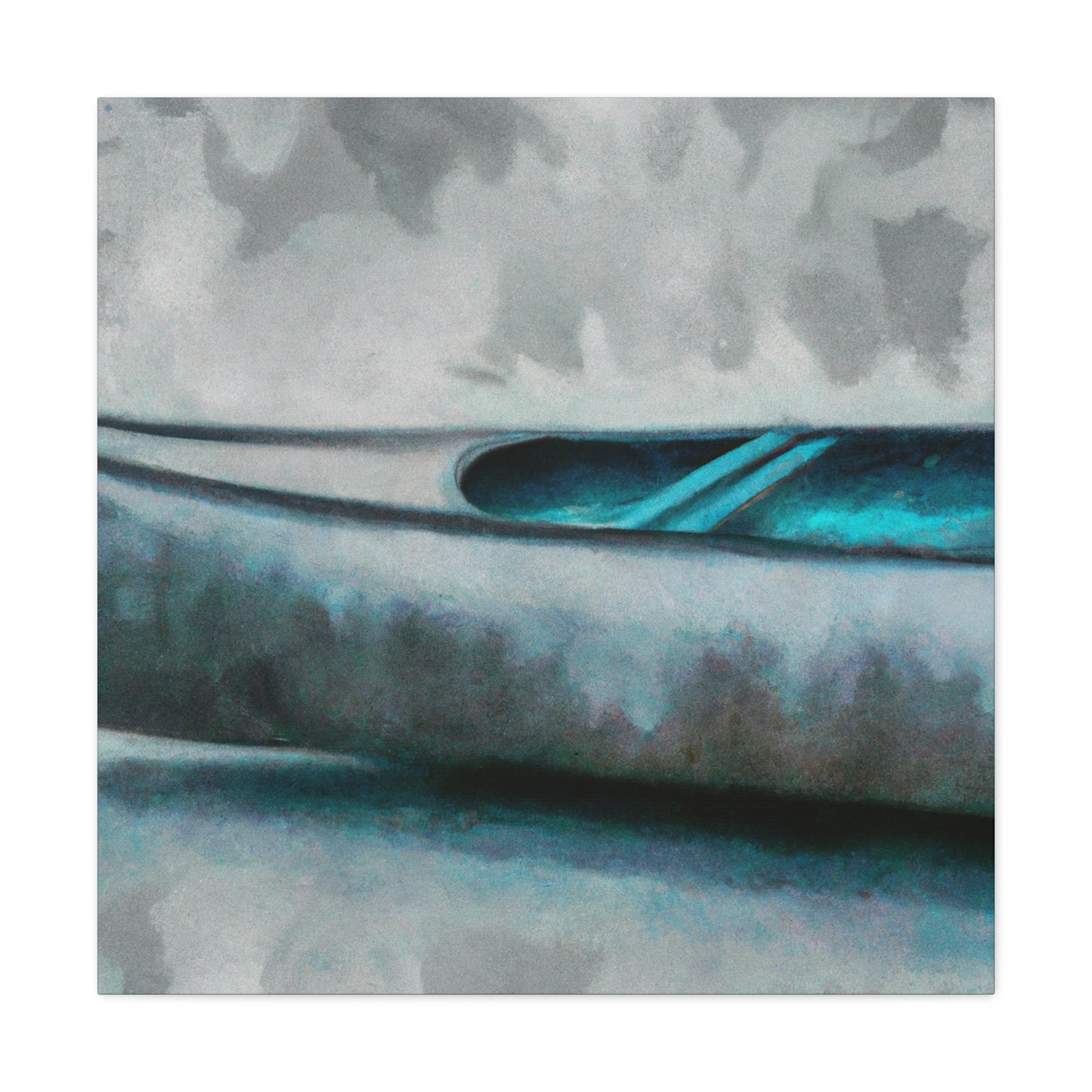 Canoe in the Wilderness - Canvas