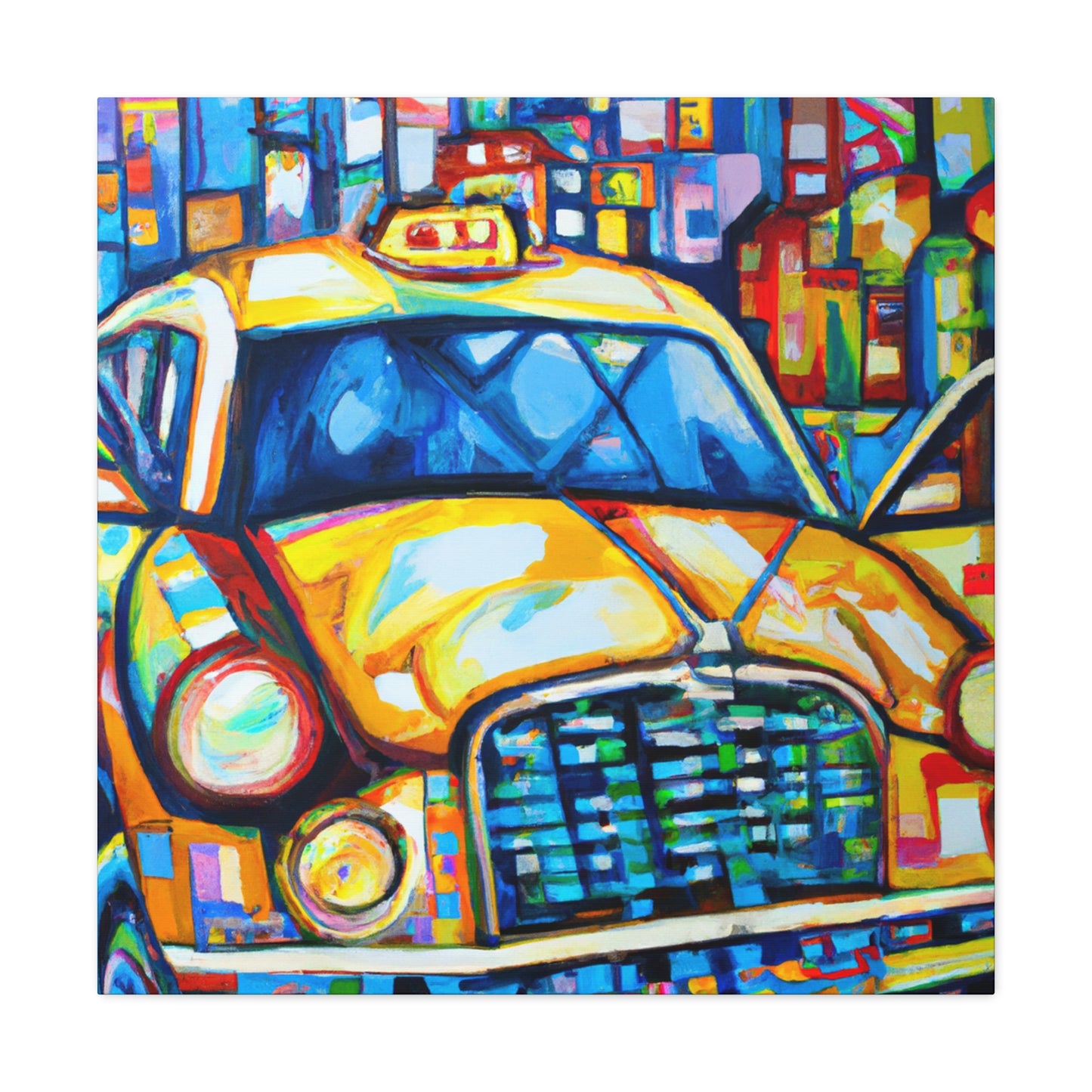 Taxi in the Dark - Canvas