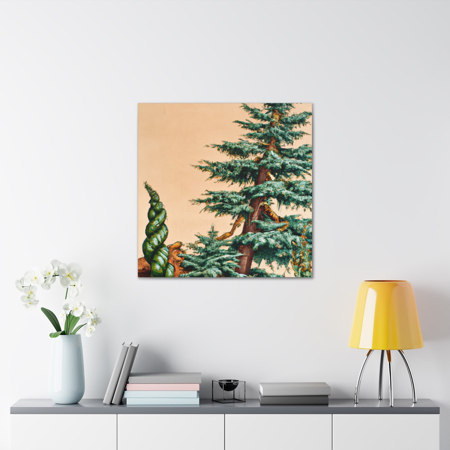 "Fir Tree in Bloom" - Canvas