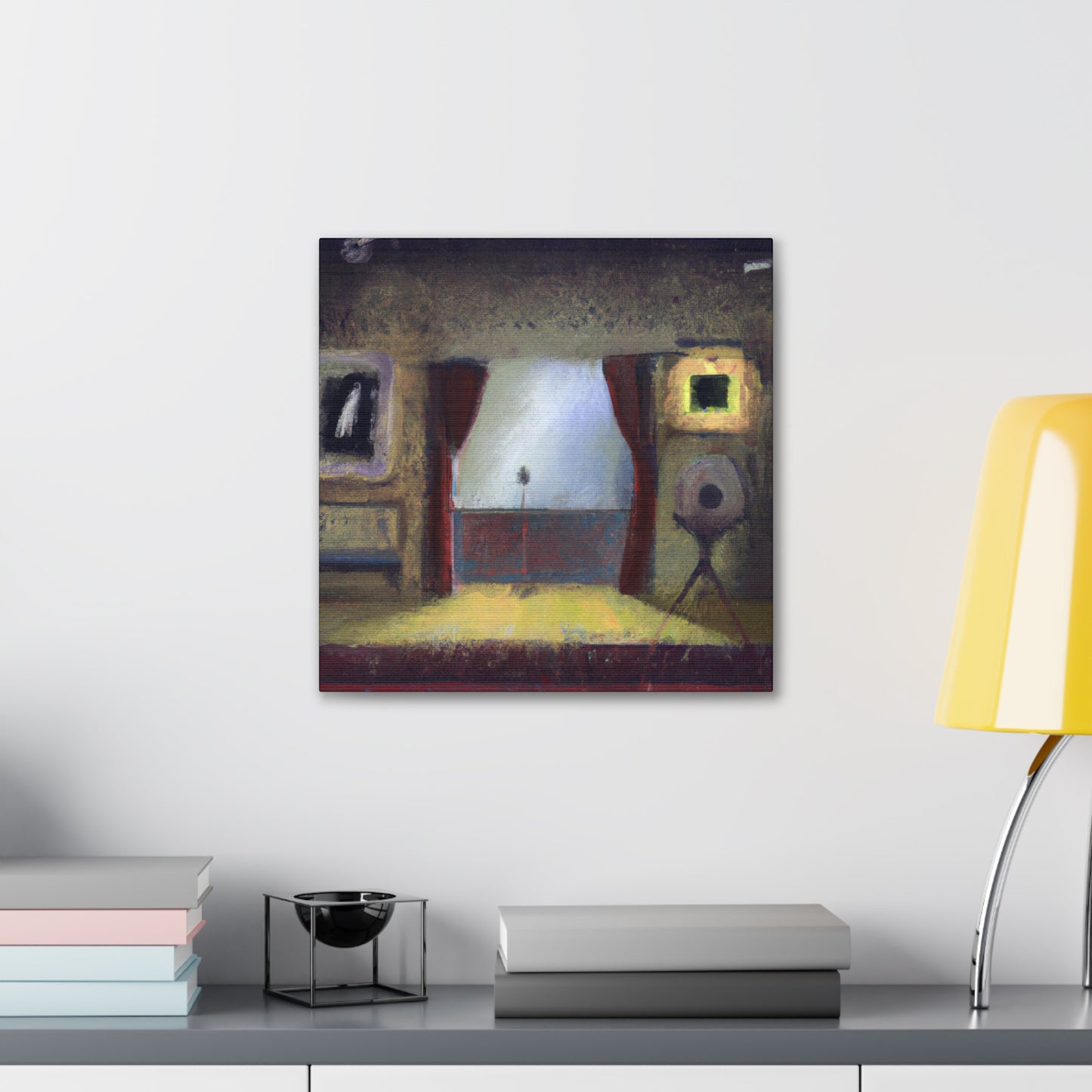 "Vintage Movie Dreamscape" - Canvas