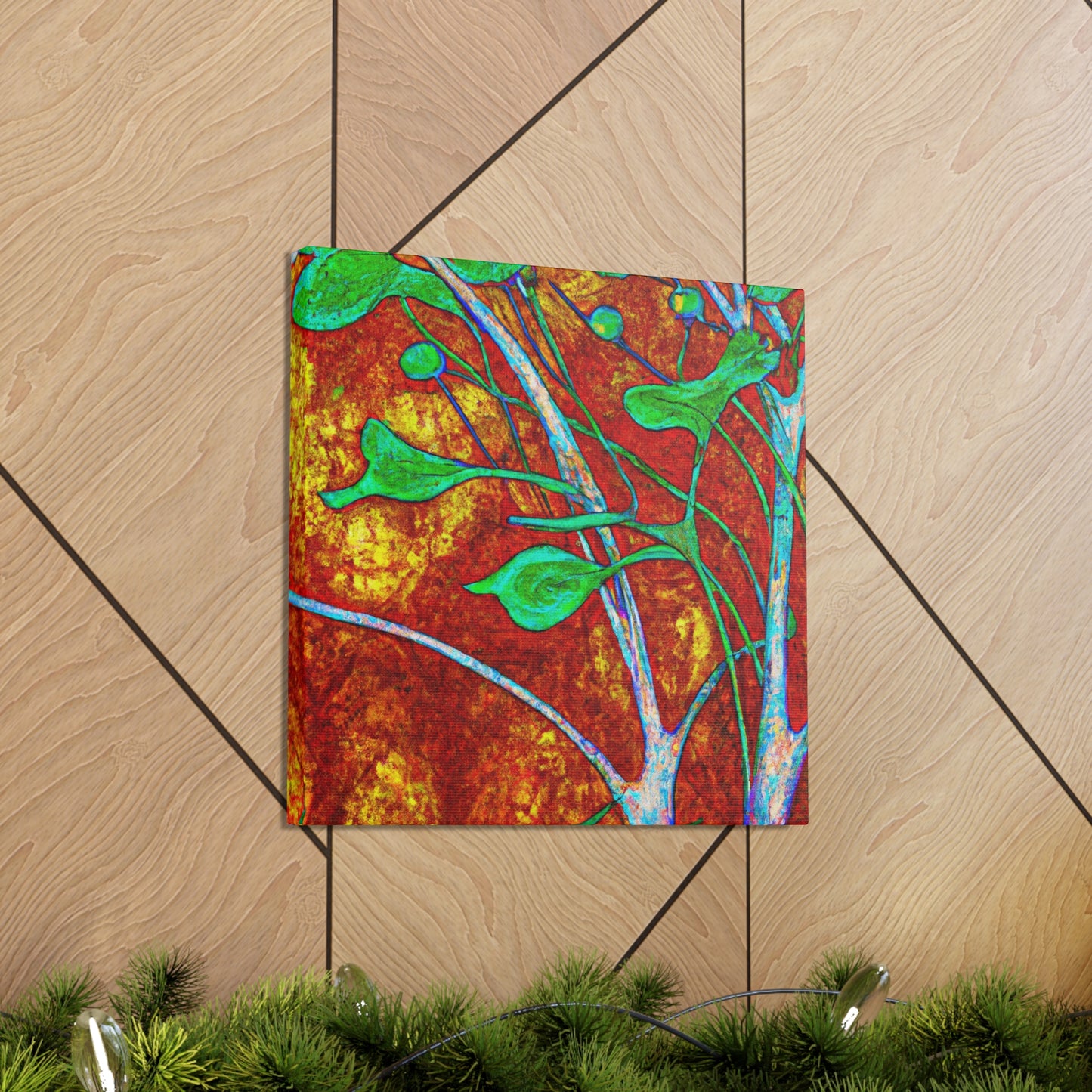 "Dogwood in Art Nouveau" - Canvas