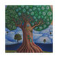 "Oak Tree in Dreamscape" - Canvas