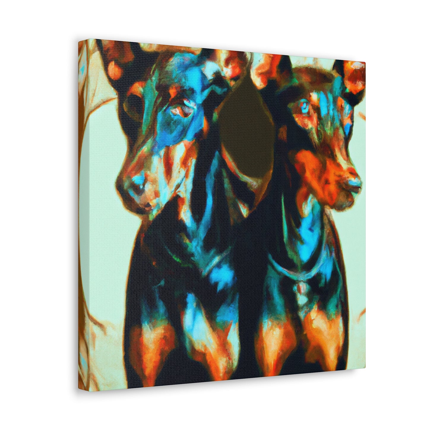 Fierce Doberman Loveliness - Canvas