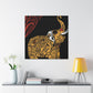 Indian Elephants Glorious - Canvas