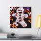 "Gingerbread Man Abstracted" - Canvas