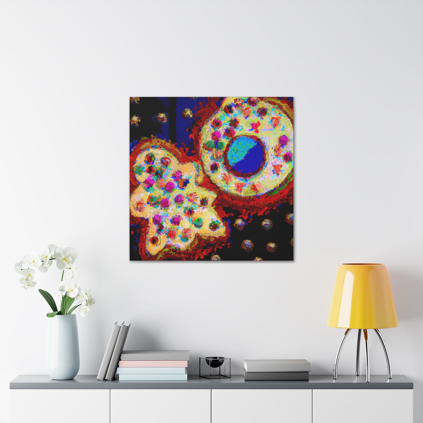 Cookies in Pointillism - Canvas