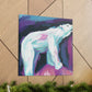 Polar Bear in Motion - Canvas