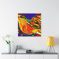 "Singing American Robin" - Canvas