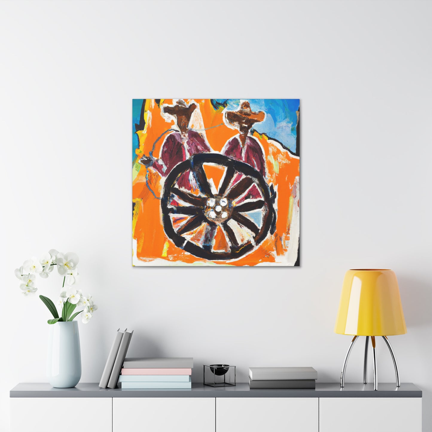 "Wheel of Abstraction" - Canvas