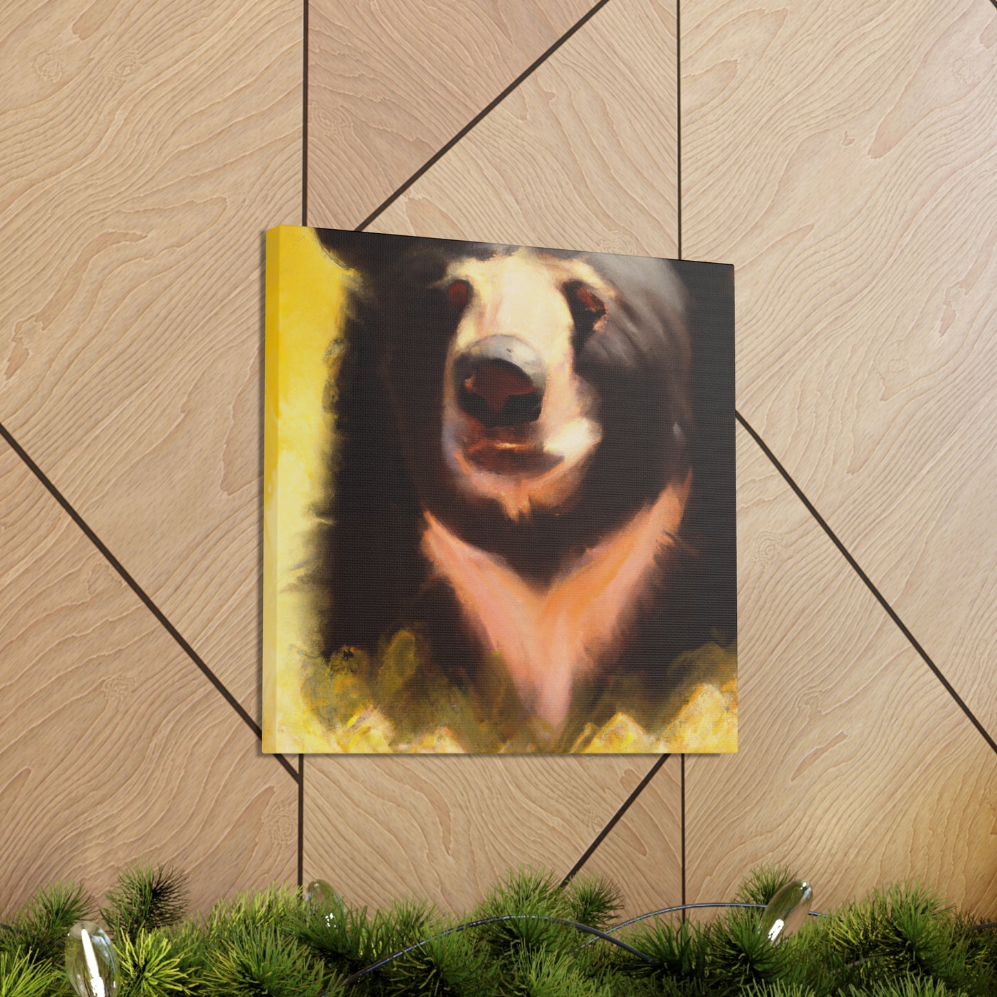 "Bear amidst Wilderness" - Canvas