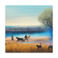 "Cattle Herding vista" - Canvas