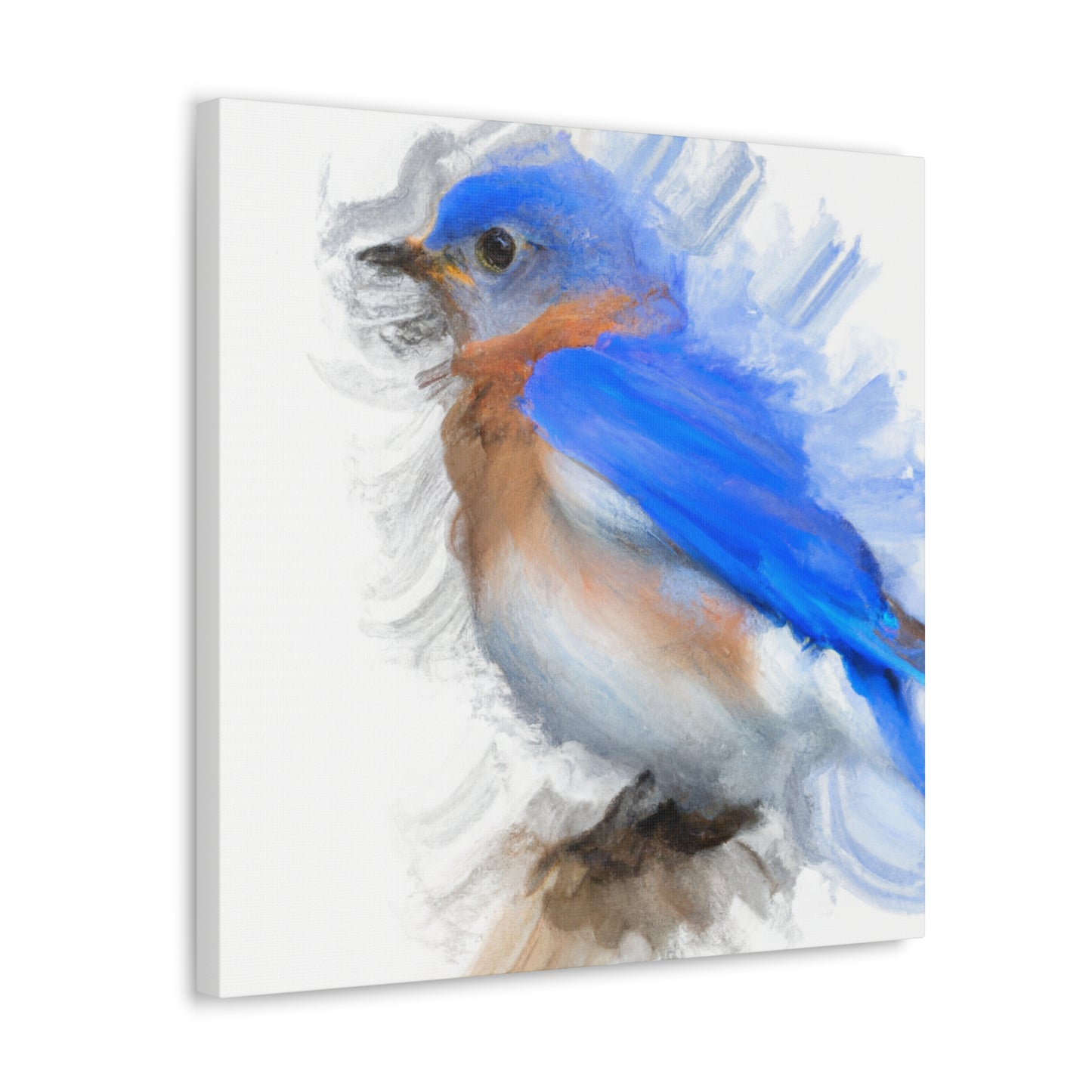 Divine Bluebird Beauty - Canvas