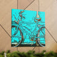 "Bicycle Through Nature's Beauty" - Canvas