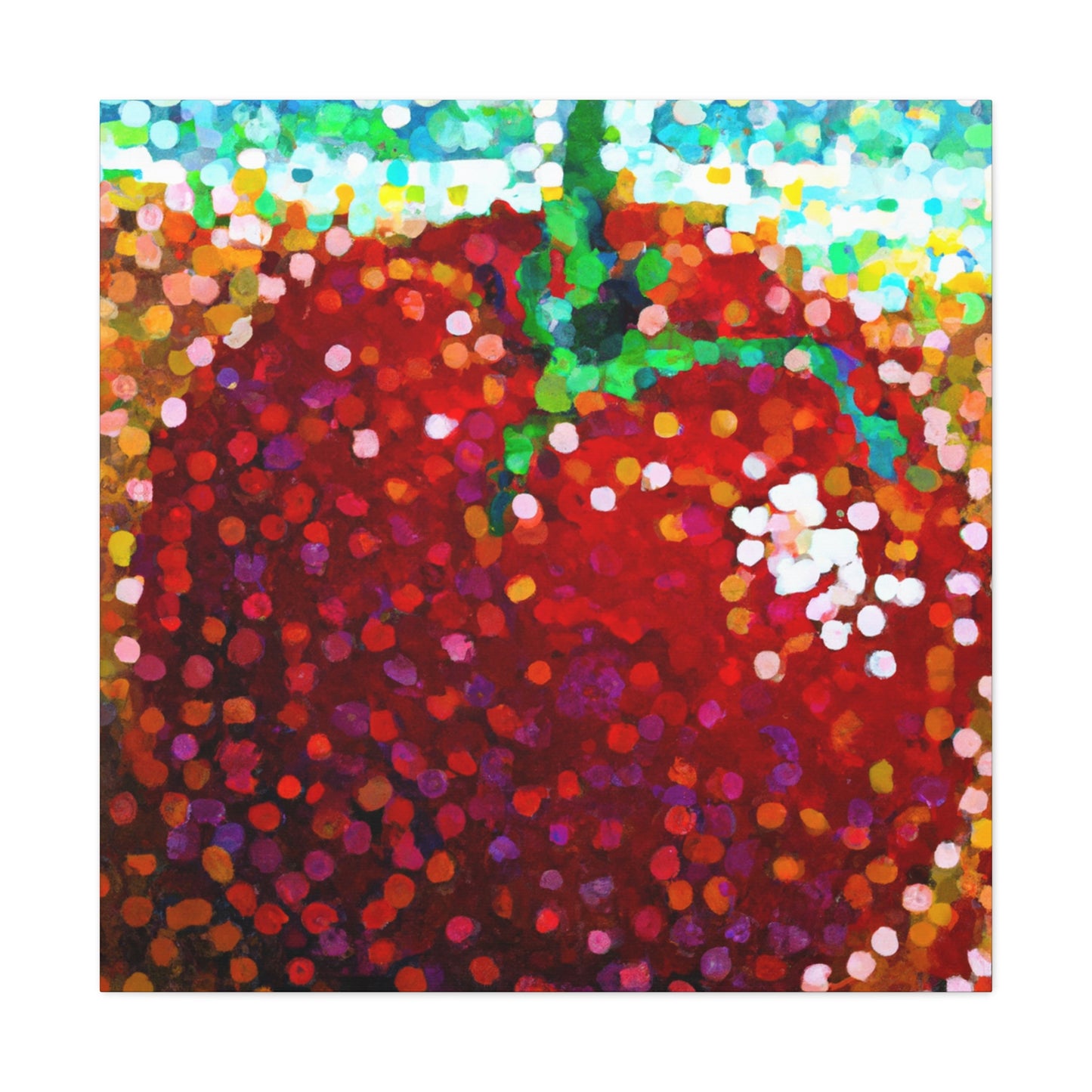 Tomato Pointillism Dream - Canvas