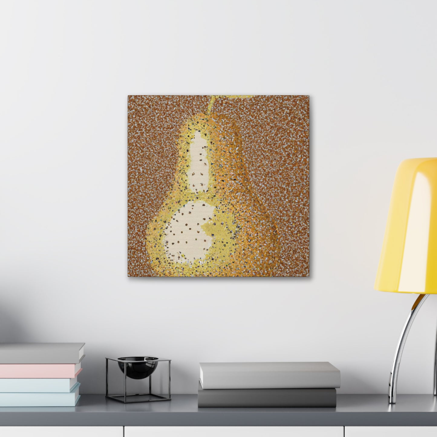 Pear in Pointsillism - Canvas