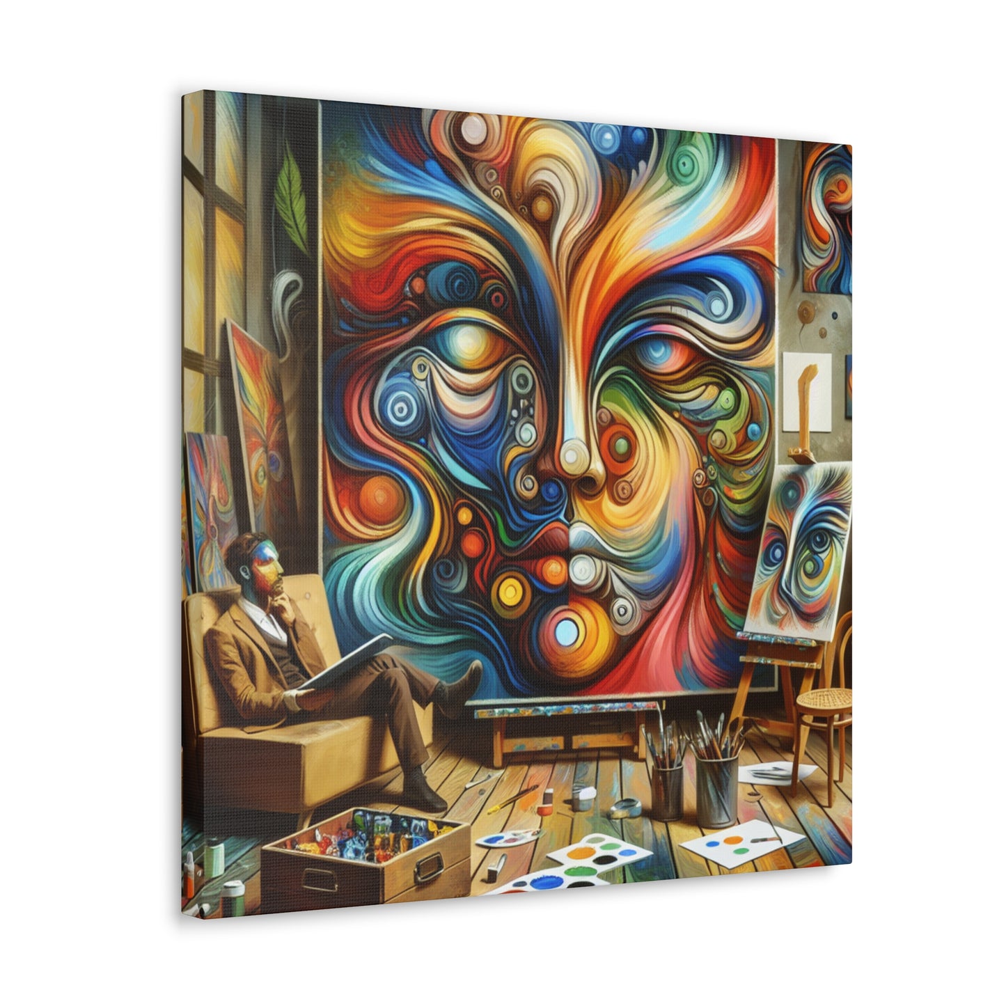 Surreal Whispers Unveiled - Canvas