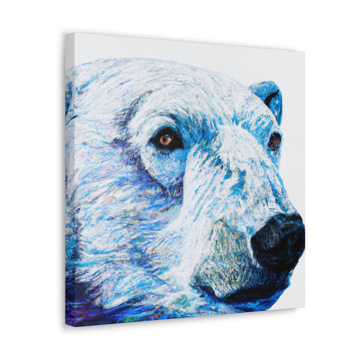 "Polar Bear in Hyperrealism" - Canvas