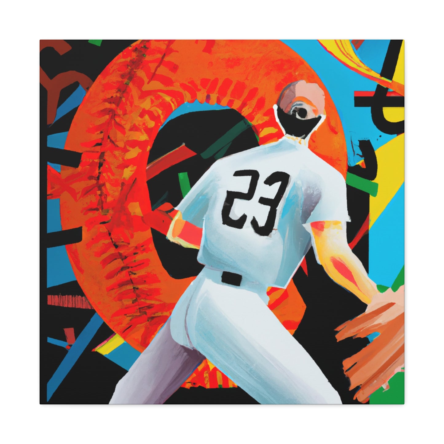 Catching Baseball Dreams - Canvas