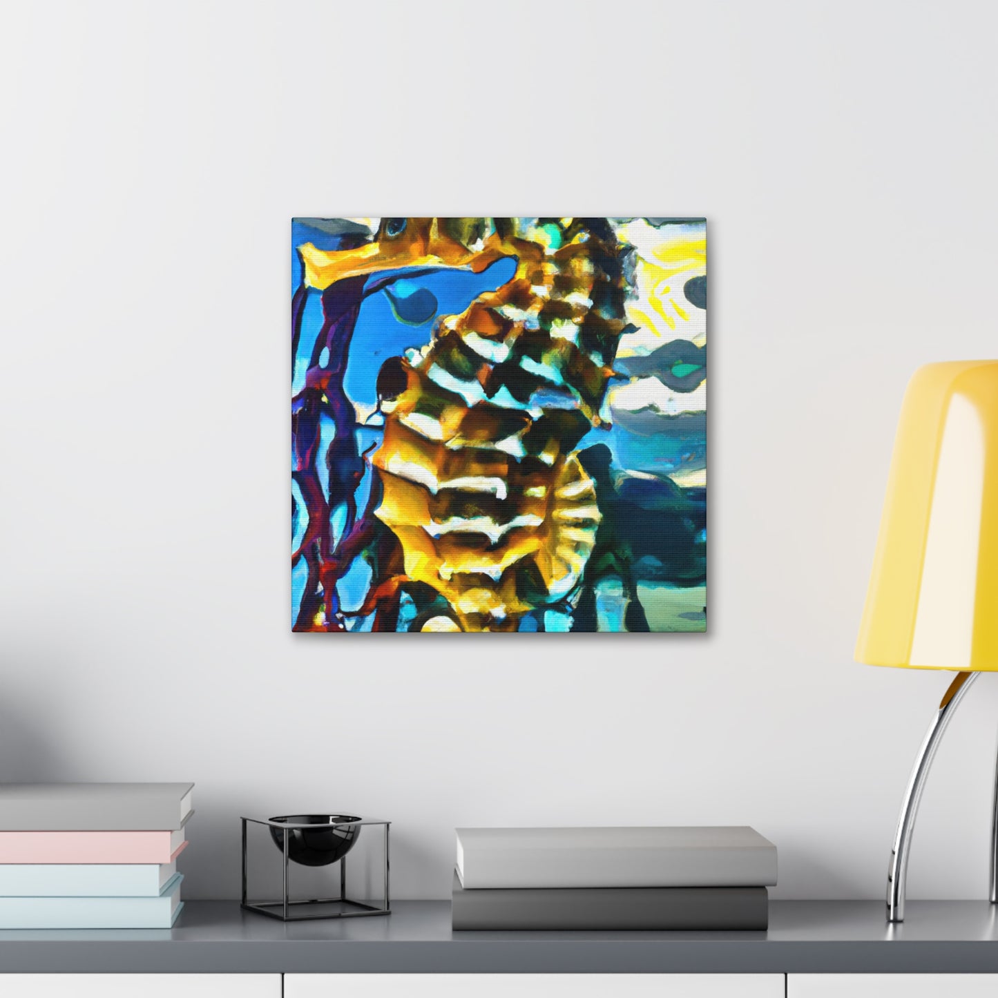 "Seahorse in Surreality" - Canvas