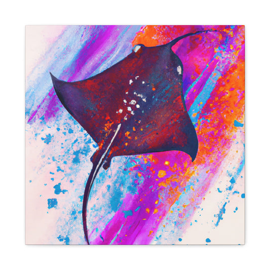 "Dancing with Stingrays" - Canvas