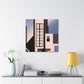 "Minimalist Art Deco Beauty" - Canvas